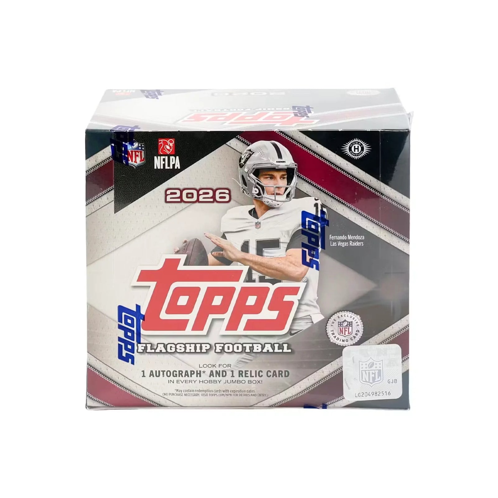 2026 Topps Football Hobby Jumbo Box | Autographs & Relics (Ships Sealed Only)