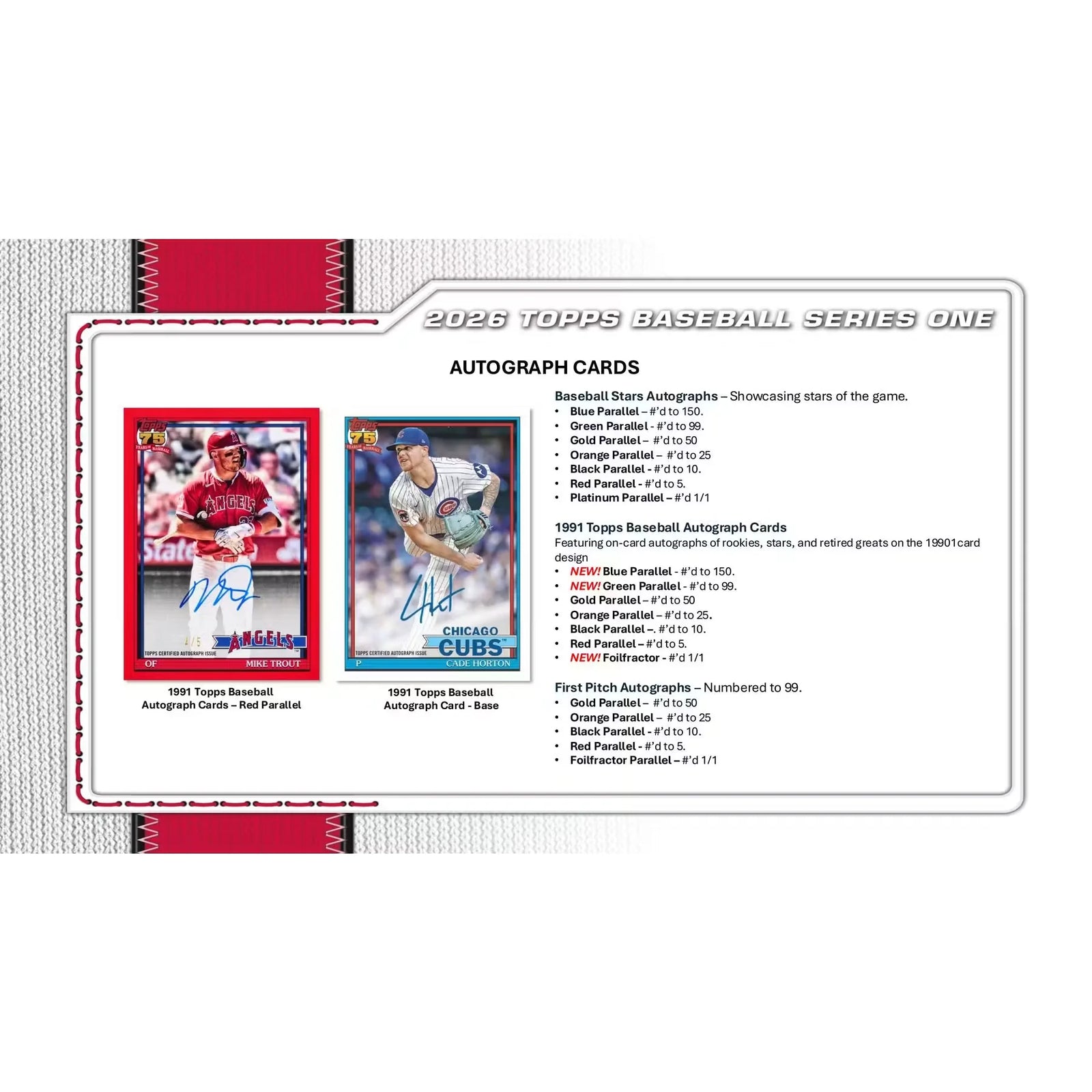 2026 Topps Series 1 Baseball Hanger 64-Box Case (Ships Sealed Only)