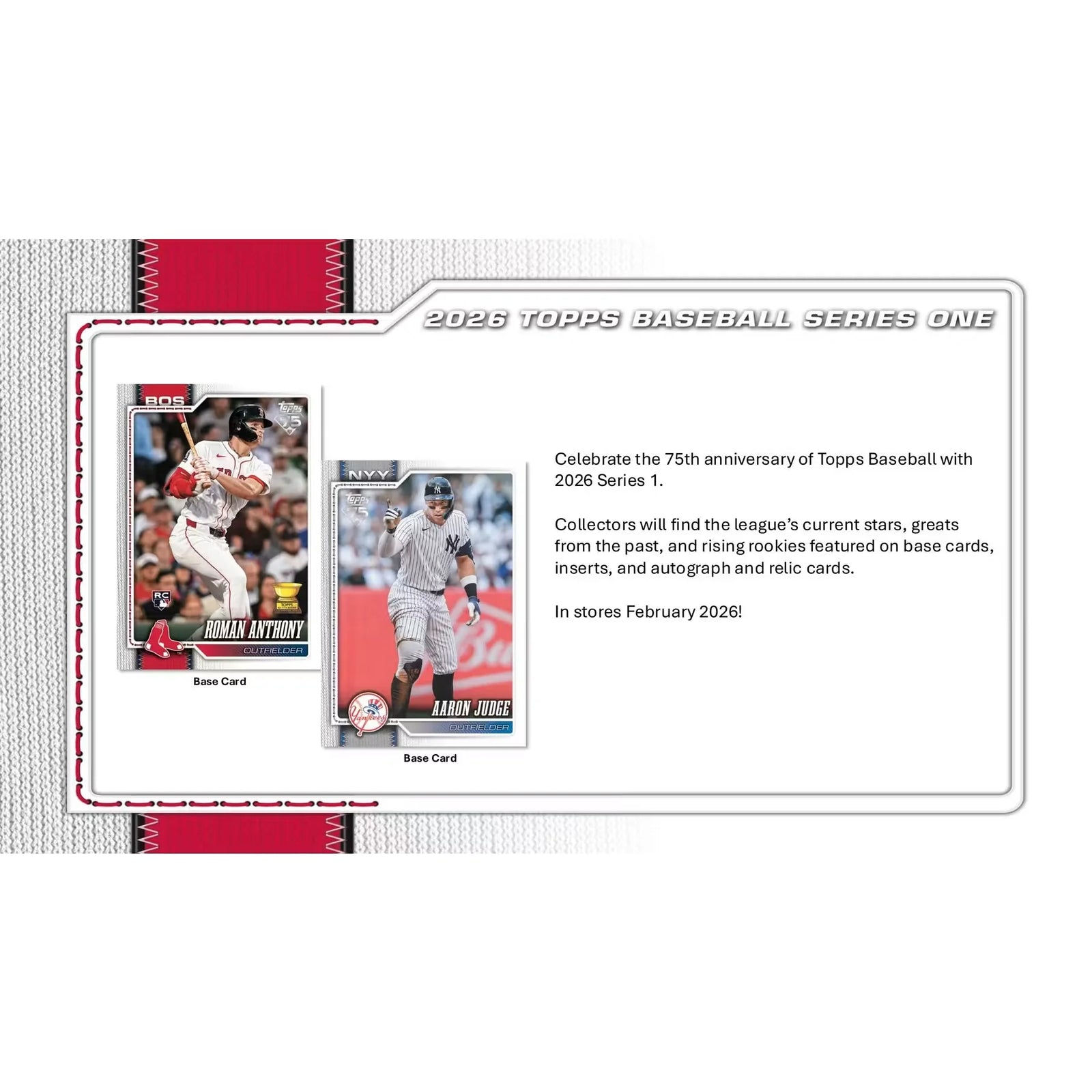 2026 Topps Series 1 Baseball Hanger 64-Box Case (Ships Sealed Only)