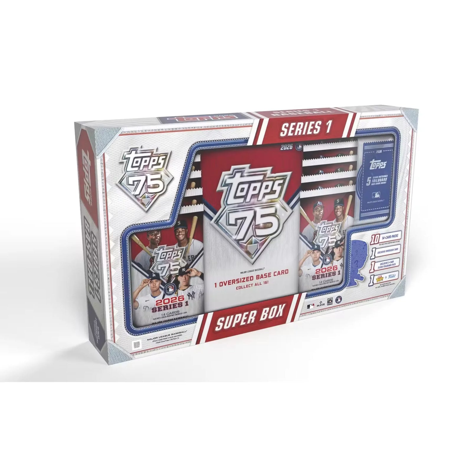 2026 Topps Series 1 Baseball Super 12-Box Case | 75th Anniversary (Ships Sealed Only)
