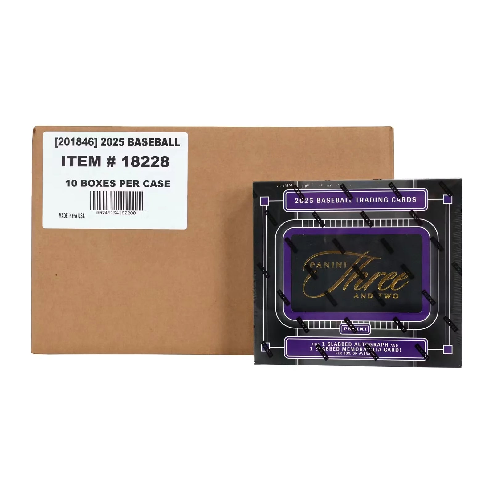 2025 Panini Three and Two Baseball Hobby 10-Box Case (Ships Sealed Only)