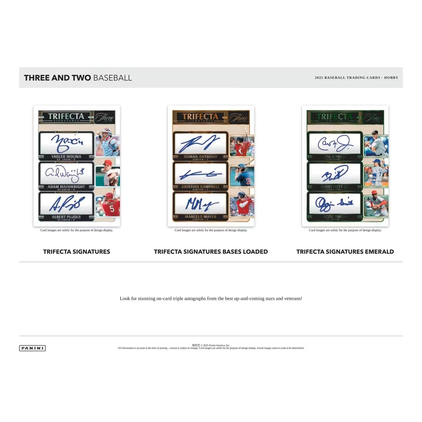 2025 Panini Three and Two Baseball Hobby 10-Box Case (Ships Sealed Only)
