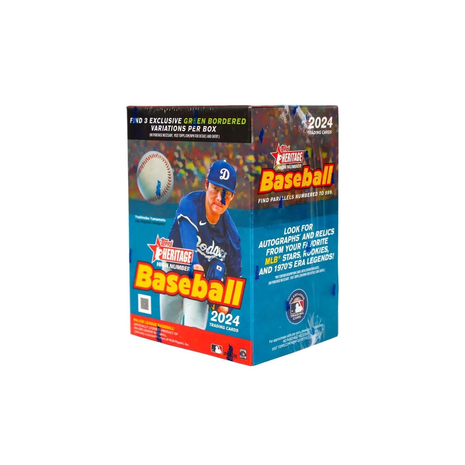 2024 Topps Heritage High Number Baseball Blaster Box (Ships Sealed Only)
