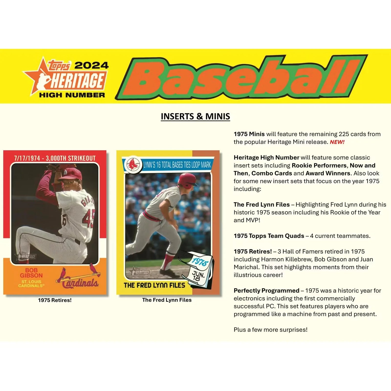 2024 Topps Heritage High Number Baseball Blaster Box (Ships Sealed Only)