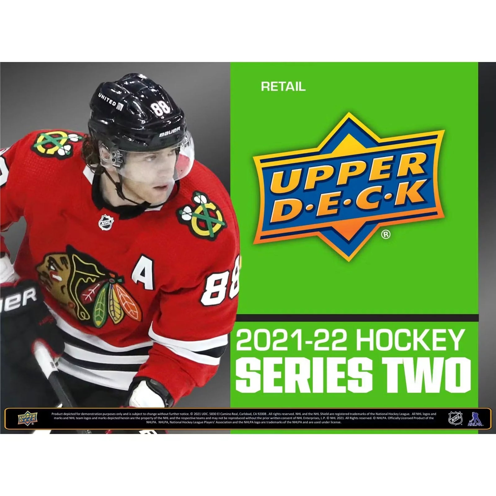 2021-22 Upper Deck Series 2 Hockey Tin Case | 12 Count (Ships Sealed Only)