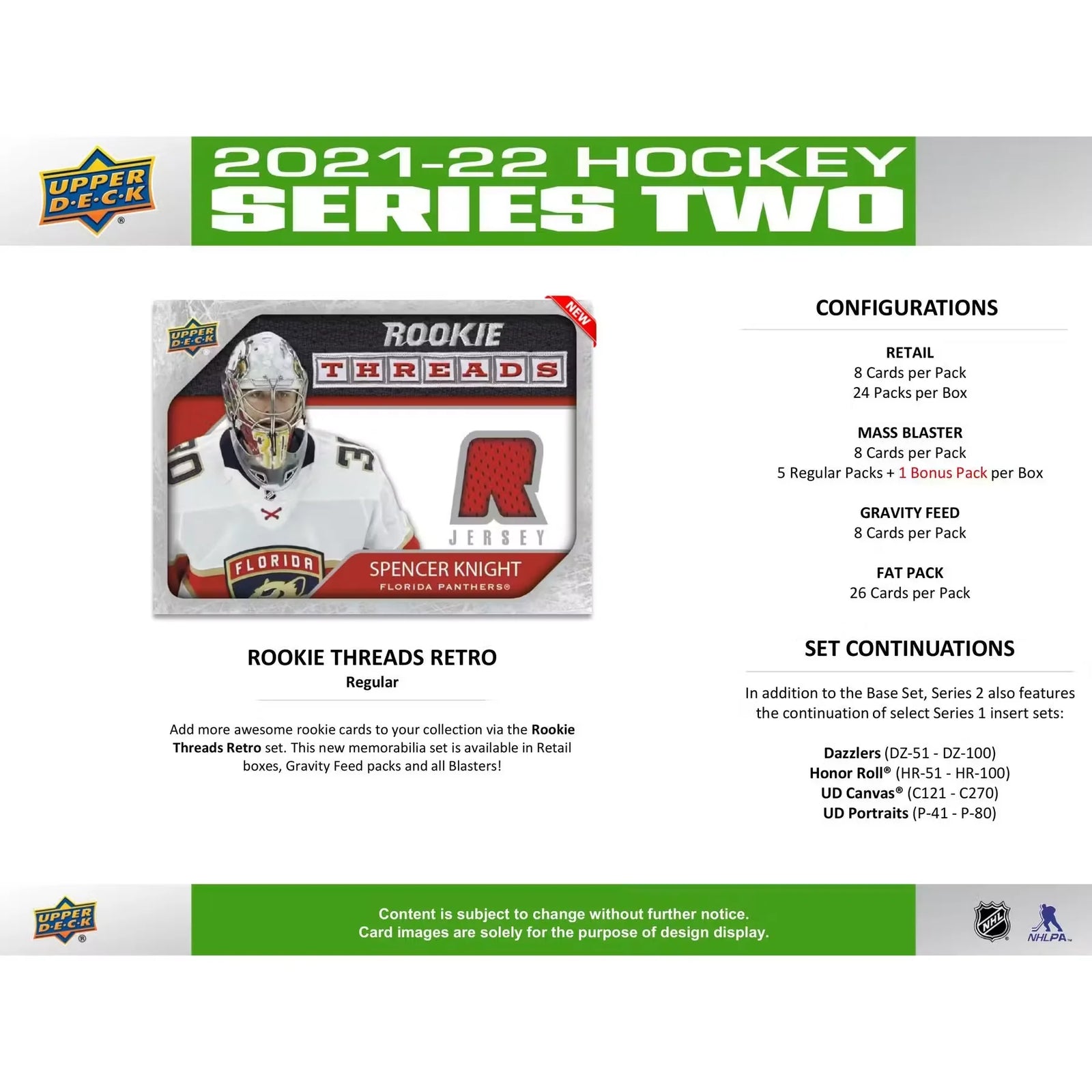 2021-22 Upper Deck Series 2 Hockey Tin Case | 12 Count (Ships Sealed Only)