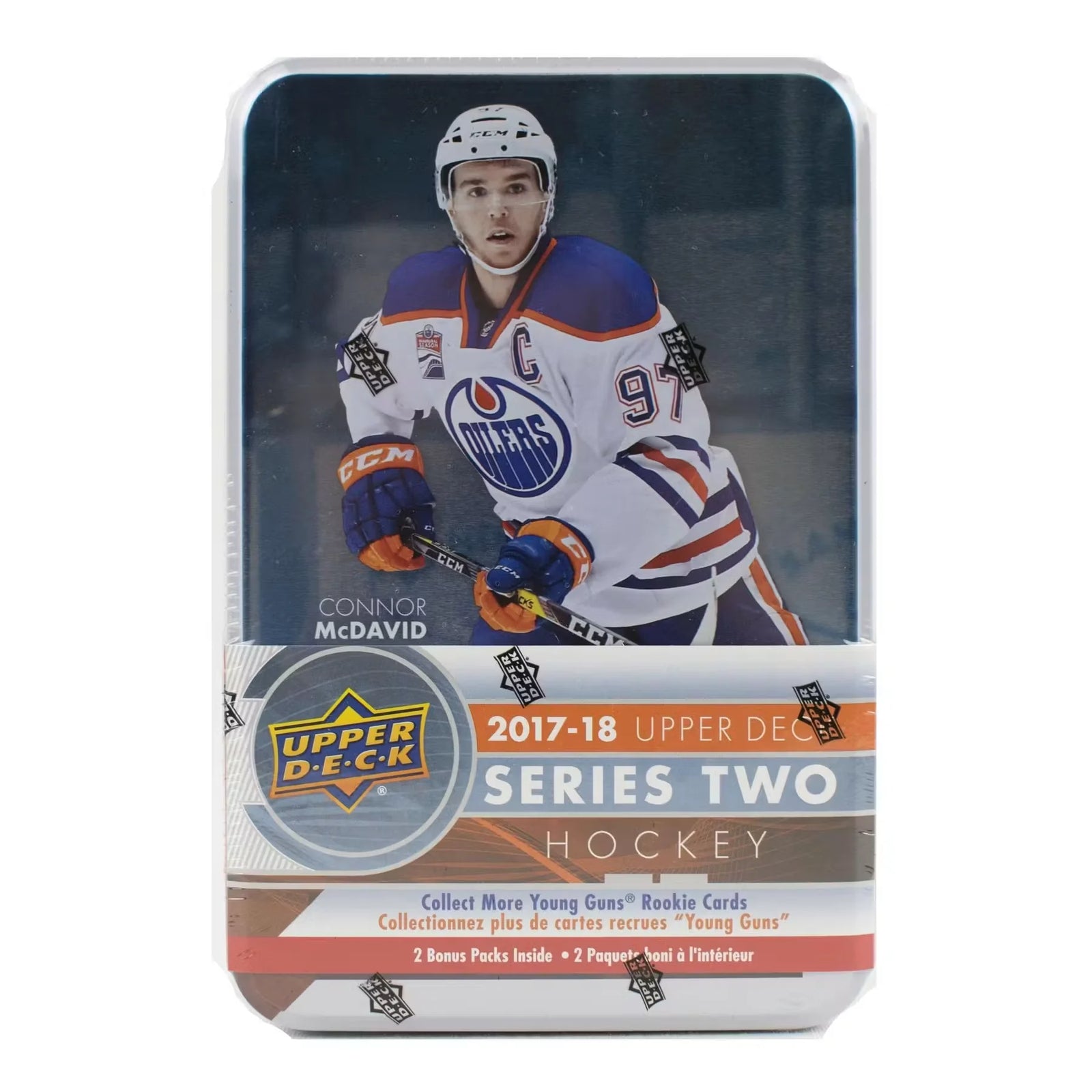 2017-18 Upper Deck Series 2 Hockey Tin | Young Guns Rookies (Ships Sealed Only)