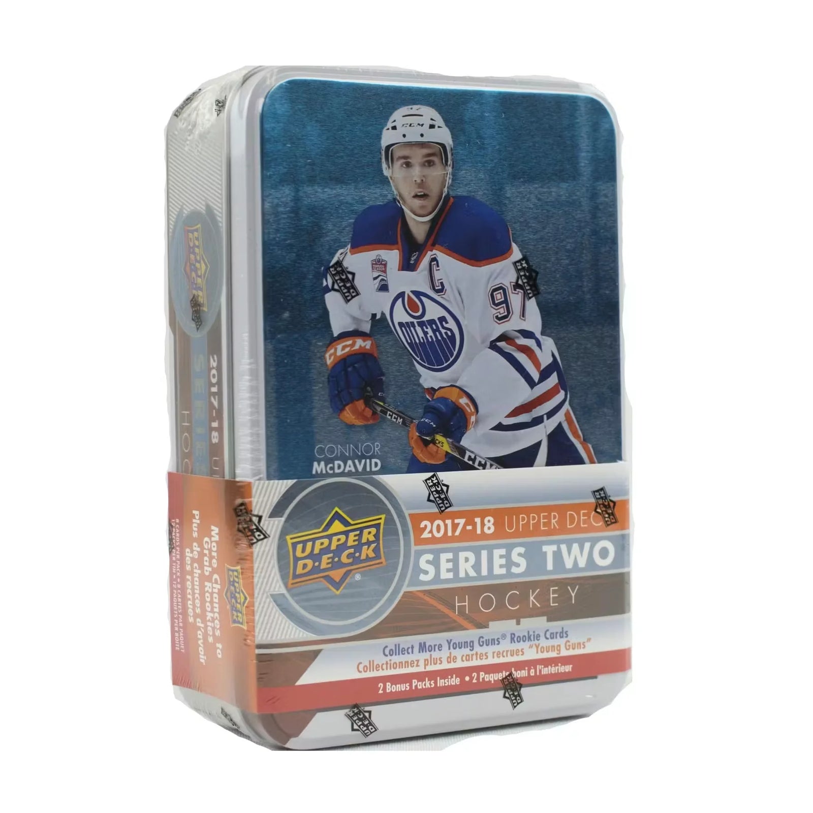 2017-18 Upper Deck Series 2 Hockey Tin | Young Guns Rookies (Ships Sealed Only)