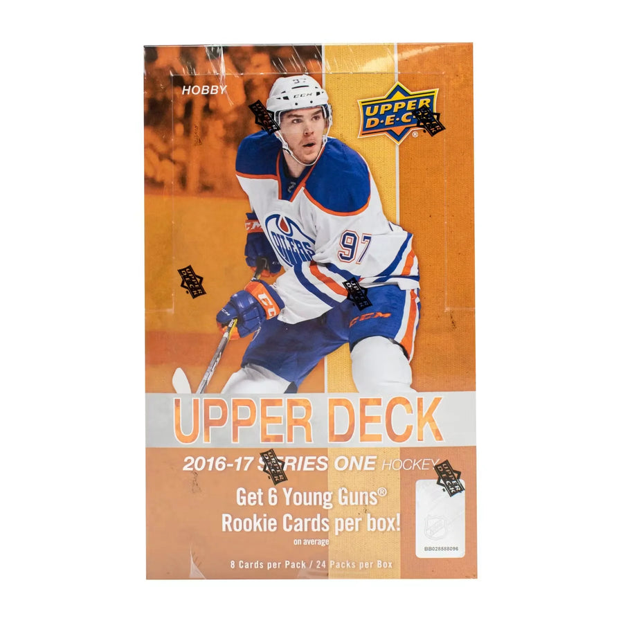 2016-17 Upper Deck Series 1 Hockey Hobby Box (Ships Sealed Only)