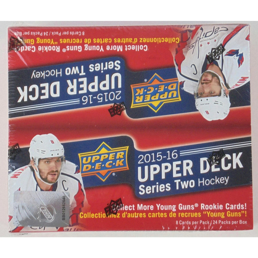 2015-16 Upper Deck Series 2 Hockey 24-Pack Retail Box (Ships Sealed Only)