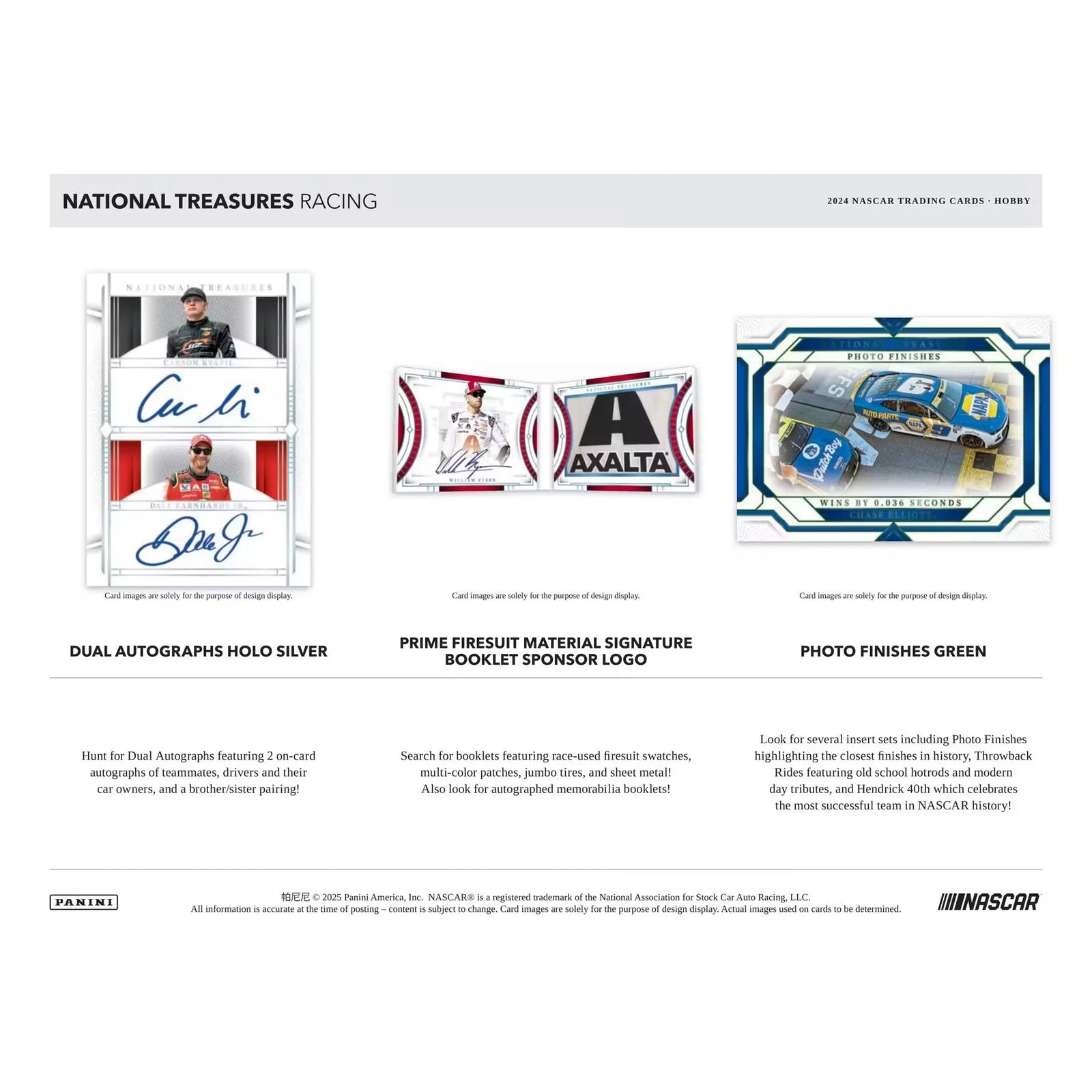 2024 Panini National Treasures Racing Hobby 4-Box Case (Ships Sealed Only)