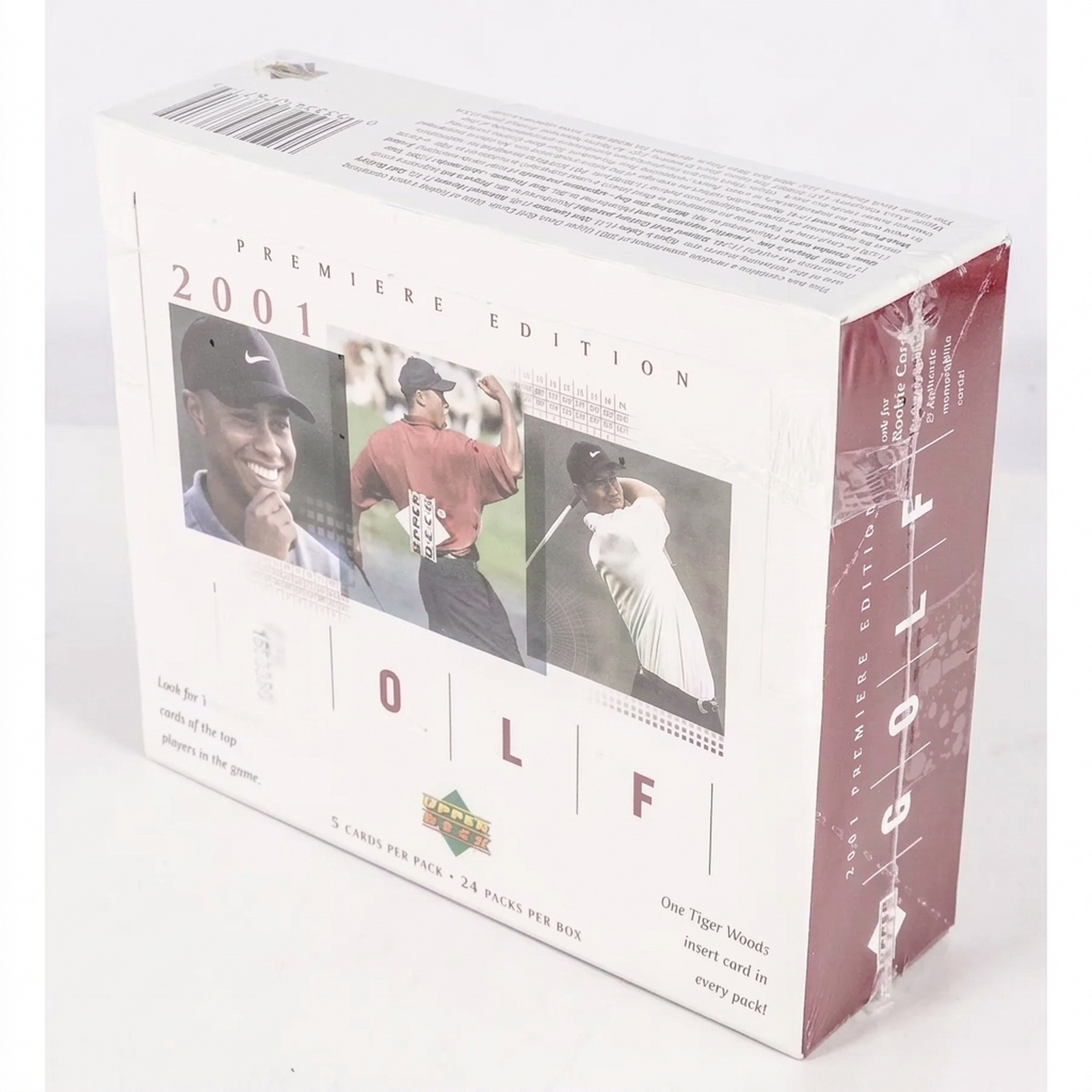 2001 Upper Deck Golf Retail Box | Tiger Woods Rookie (Ships Sealed Only)
