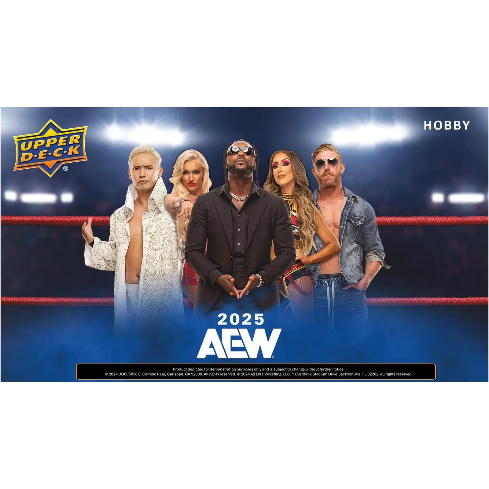 2025 Upper Deck AEW All Elite Wrestling Hobby 12-Box Case (Ships Sealed Only)