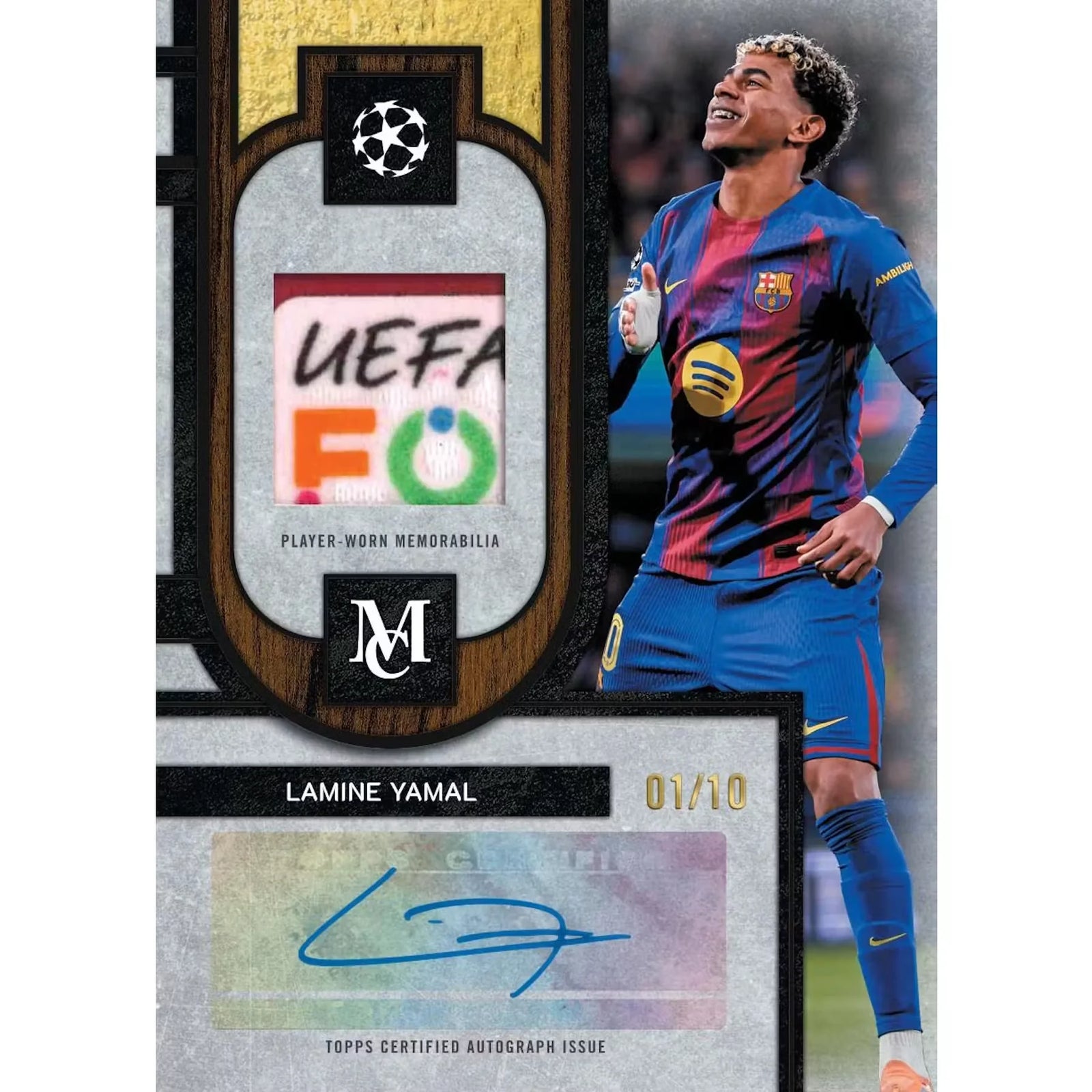 2025-26 Topps UEFA Club Competitions Museum Collection Soccer Hobby Box (Presell) (Ships Sealed Only) - D