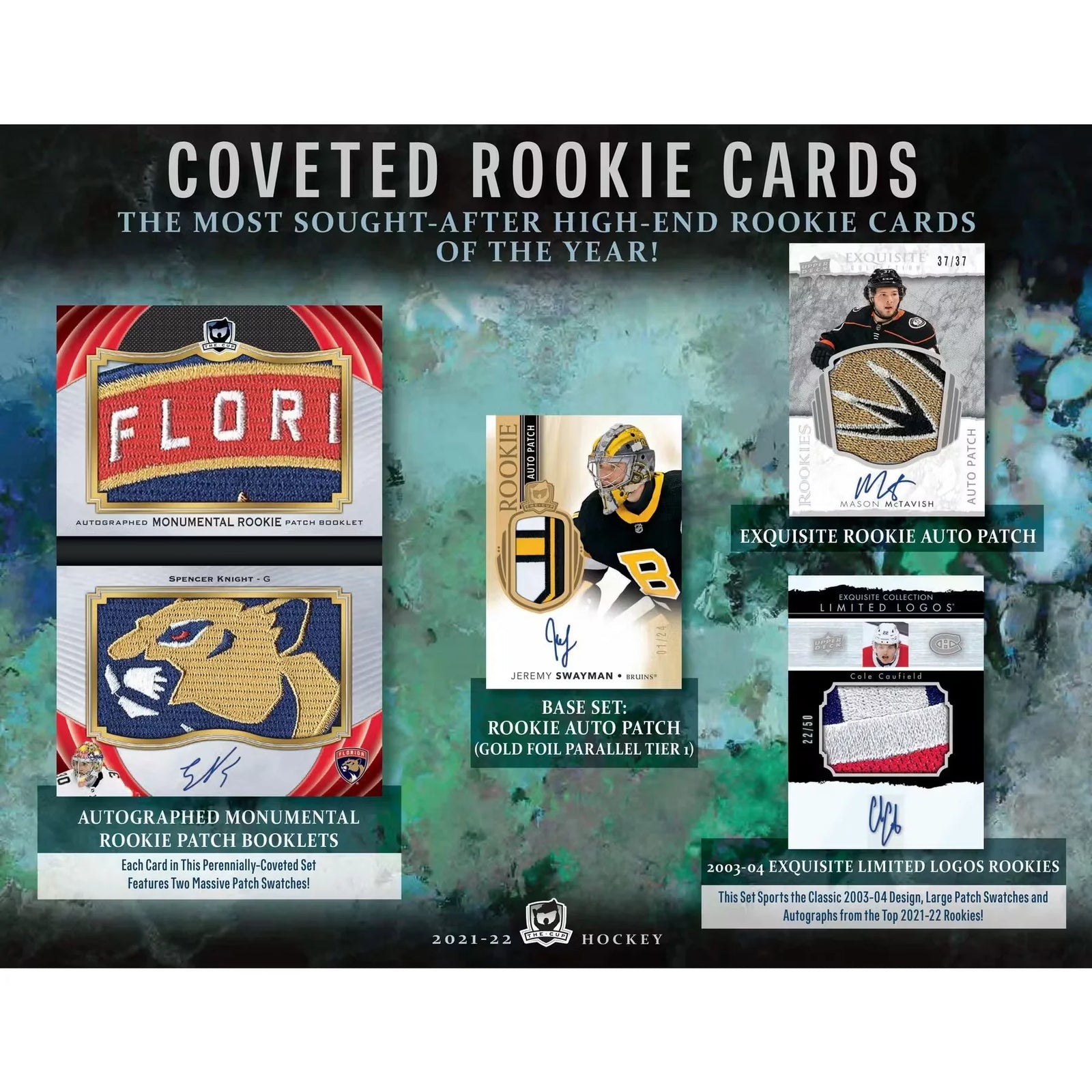 2021-22 Upper Deck The Cup Hockey Hobby Box | Premium Rookie Autos (Ships Sealed Only)