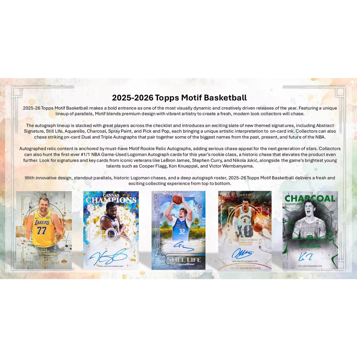 2025-26 Topps Motif Basketball Hobby 3-Box Case (Ships Sealed Only) - D