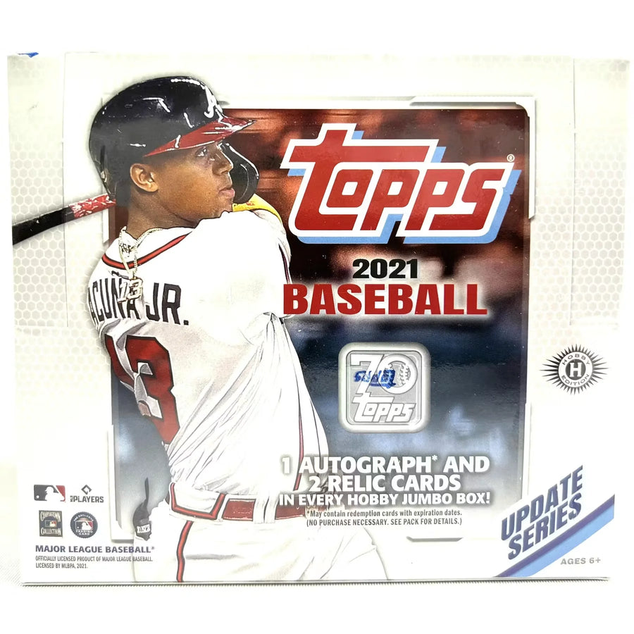 2021 Topps Update Series Baseball Hobby Jumbo Box (Ships Sealed Only) - D