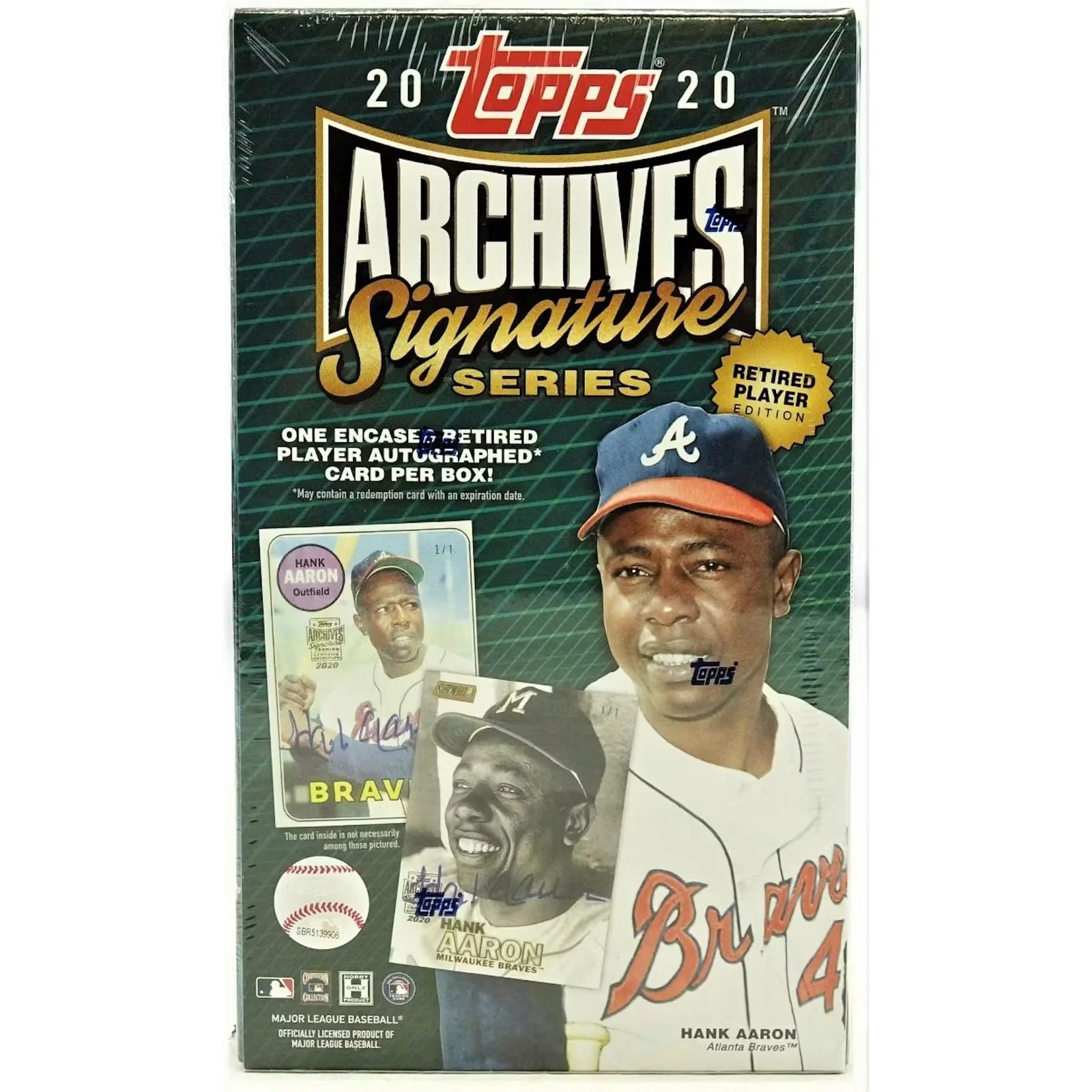 2020 Topps Archives Signature Series Retired Player Edition Baseball Hobby Box (Ships Sealed Only)