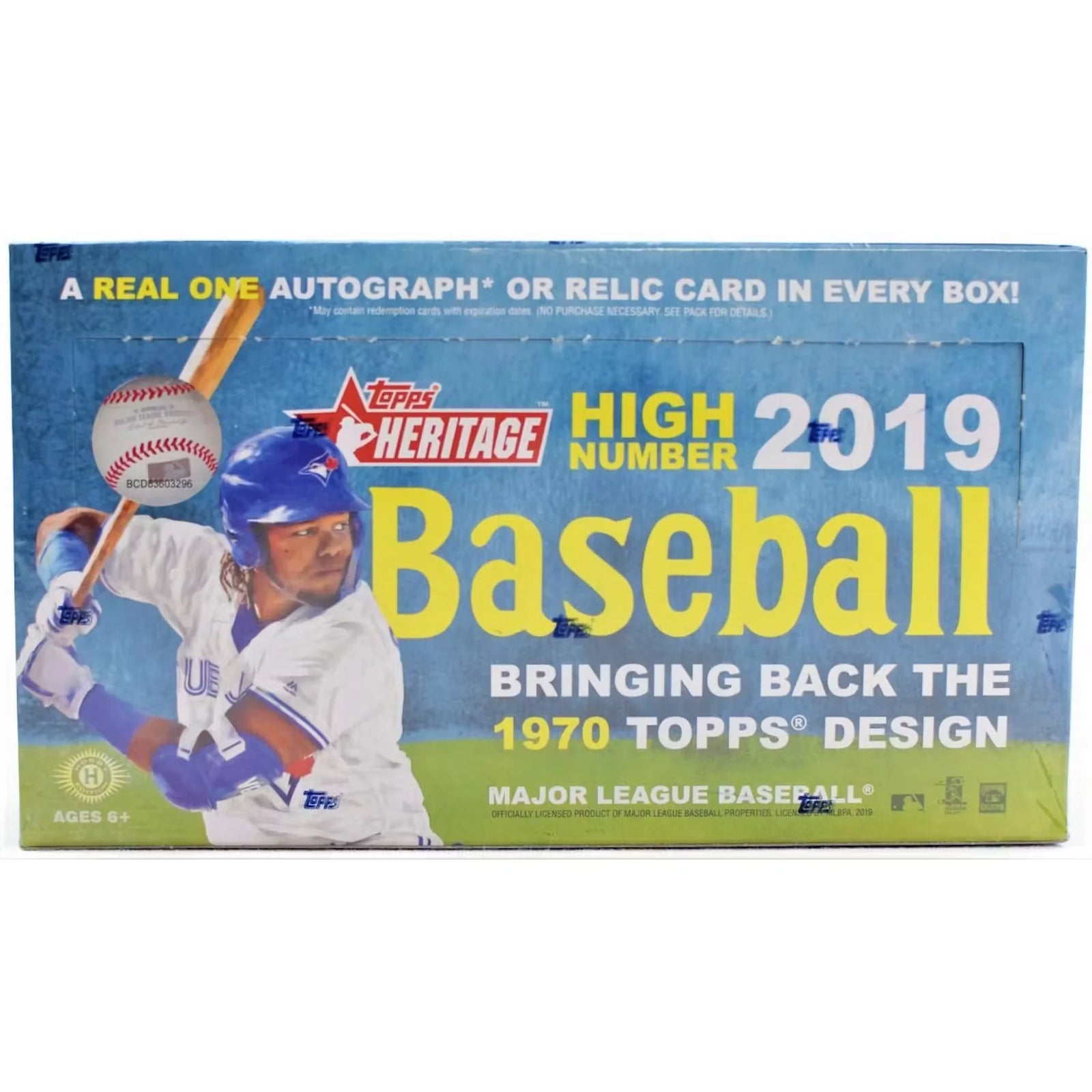 2019 Topps Heritage High Number Baseball Hobby Box (Ships Sealed Only) - D