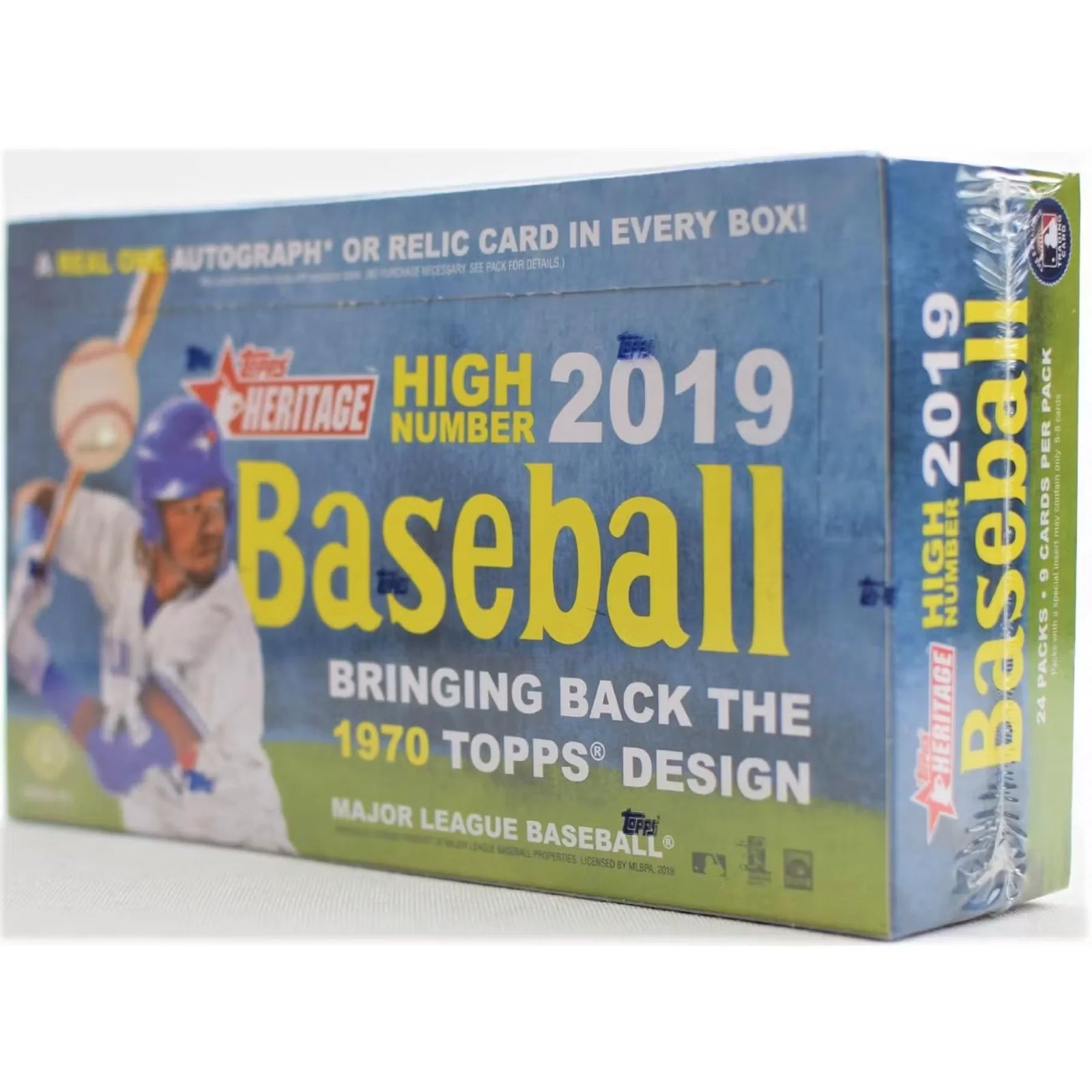 2019 Topps Heritage High Number Baseball Hobby Box (Ships Sealed Only) - D