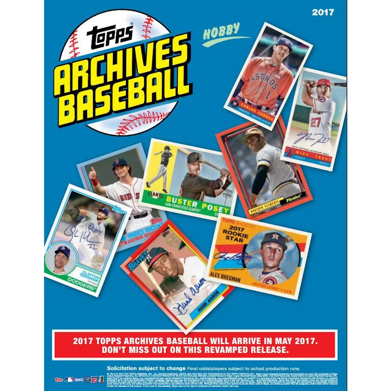 2017 Topps Archives Baseball Hobby Box | Two Autographs (Ships Sealed Only)