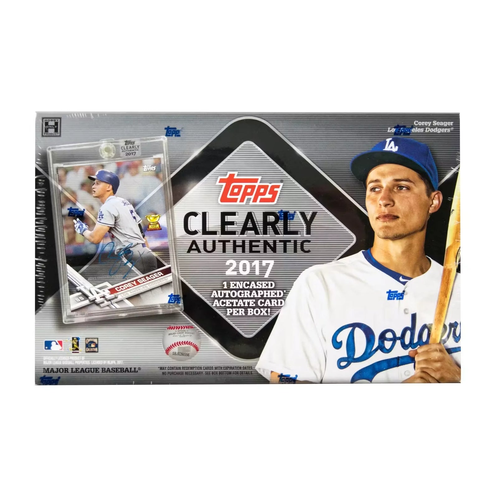 2017 Topps Clearly Authentic Baseball Hobby Box (Ships Sealed Only)