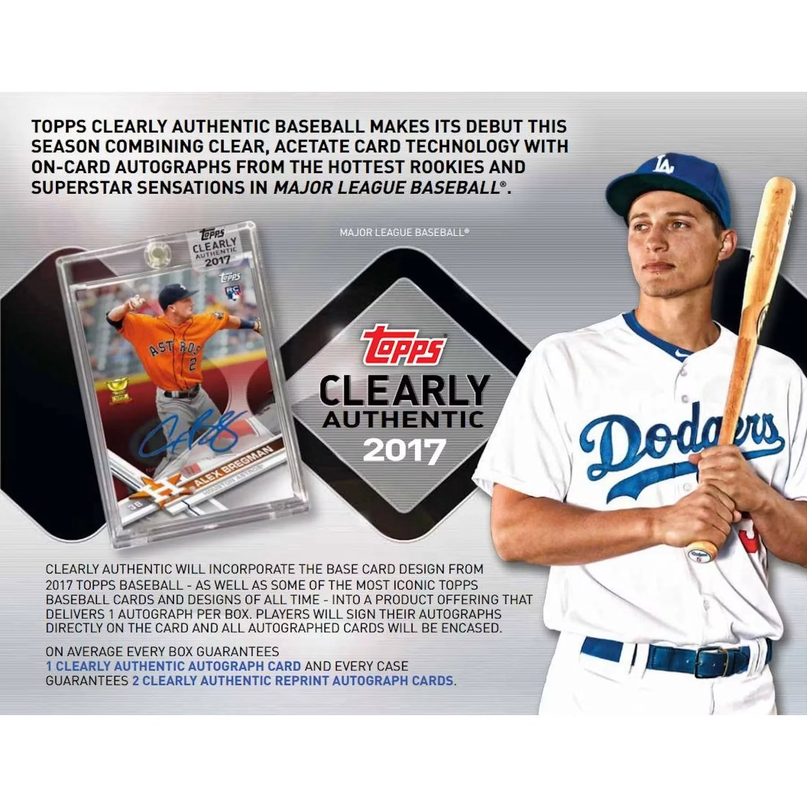 2017 Topps Clearly Authentic Baseball Hobby Box (Ships Sealed Only)