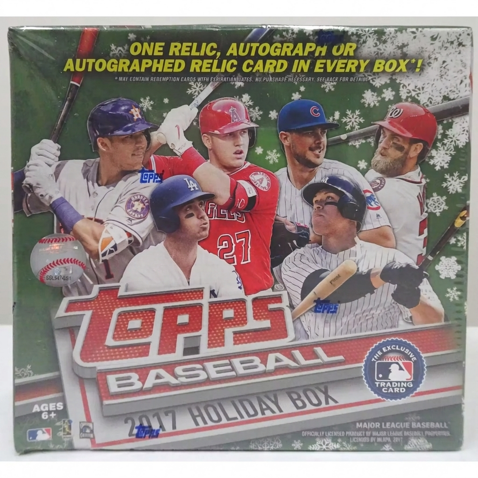 2017 Topps Holiday Baseball Mega Box | 10 Packs (Ships Sealed Only)