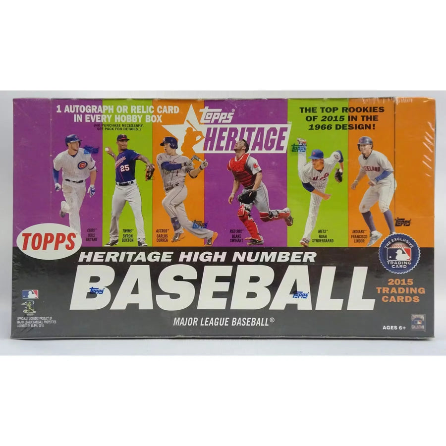 2015 Topps Heritage High Number Baseball Hobby Box (Ships Sealed Only) - D