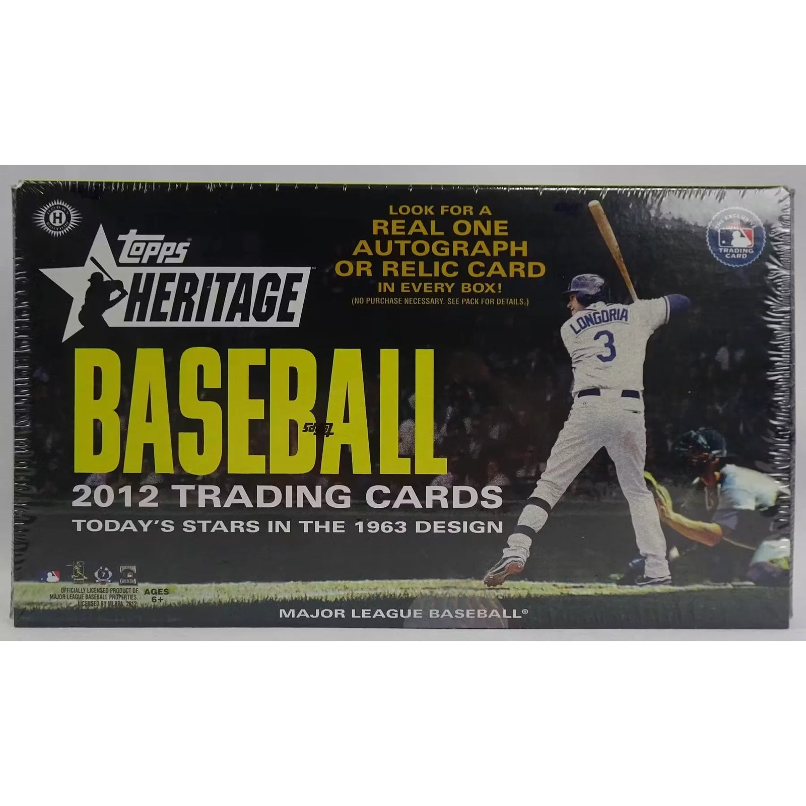 2012 Topps Heritage Baseball Hobby Box | 1963 Design (Ships Sealed Only)
