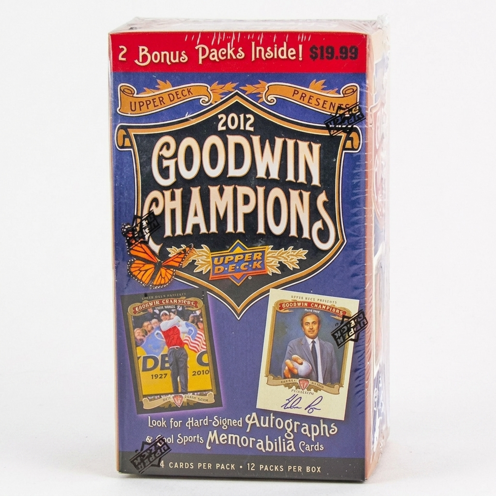 2012 Upper Deck Goodwin Champions 12-Pack Blaster Box (Ships Sealed Only)
