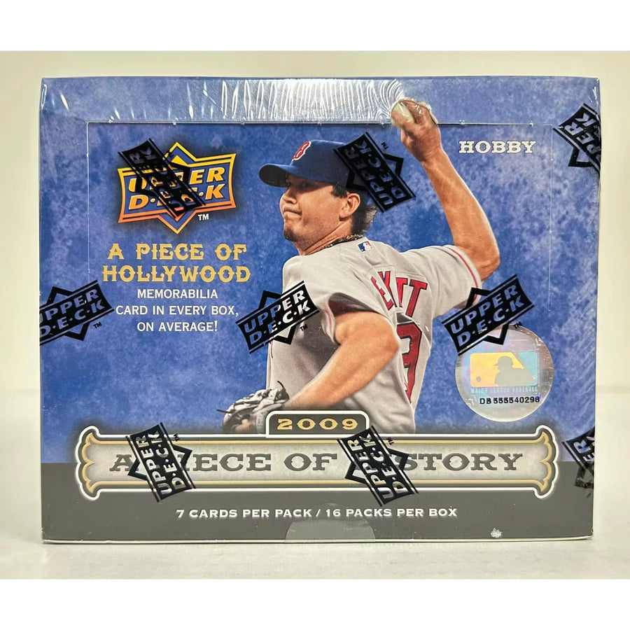 2009 Upper Deck Piece Of History Baseball Hobby Box (Ships Sealed Only)