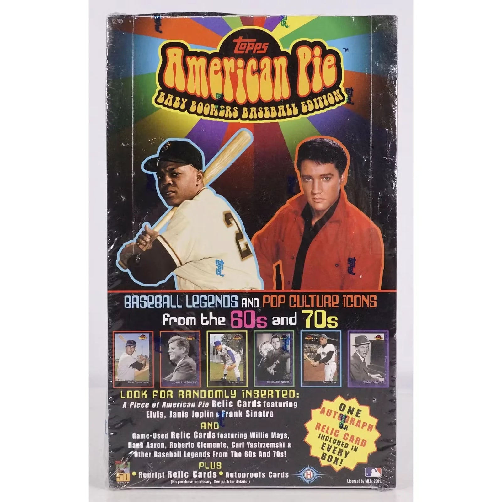 2001 Topps American Pie Baby Boomers Baseball Hobby Box (Ships Sealed Only)