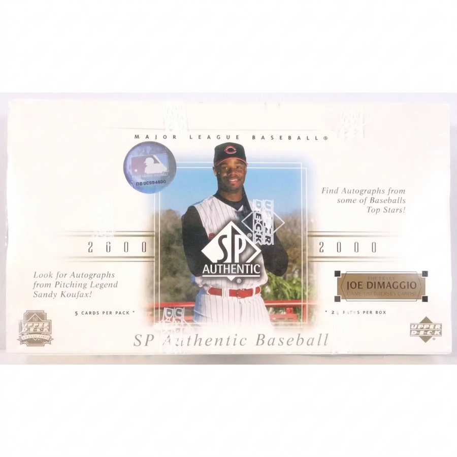 2000 Upper Deck SP Authentic Baseball Hobby Box (Ships Sealed Only)