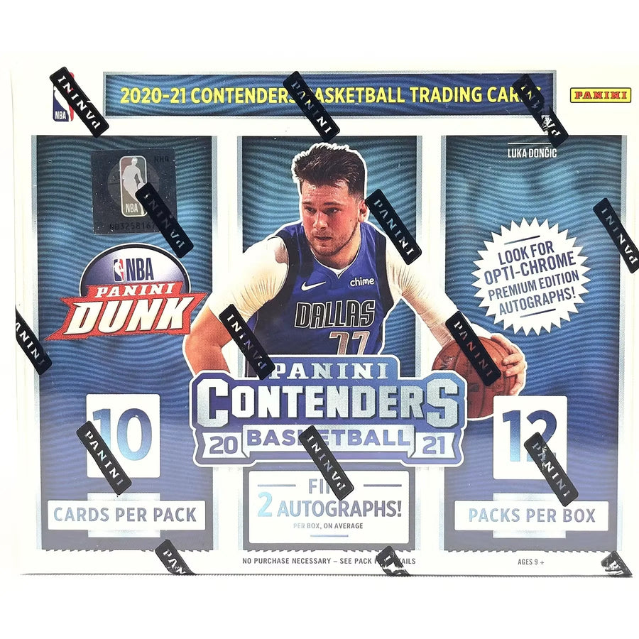 2020-21 Panini Contenders Basketball Hobby Box (Ships Sealed Only) - D