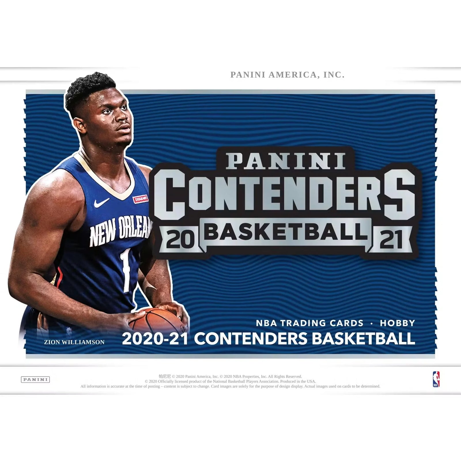 2020-21 Panini Contenders Basketball Hobby Box (Ships Sealed Only) - D