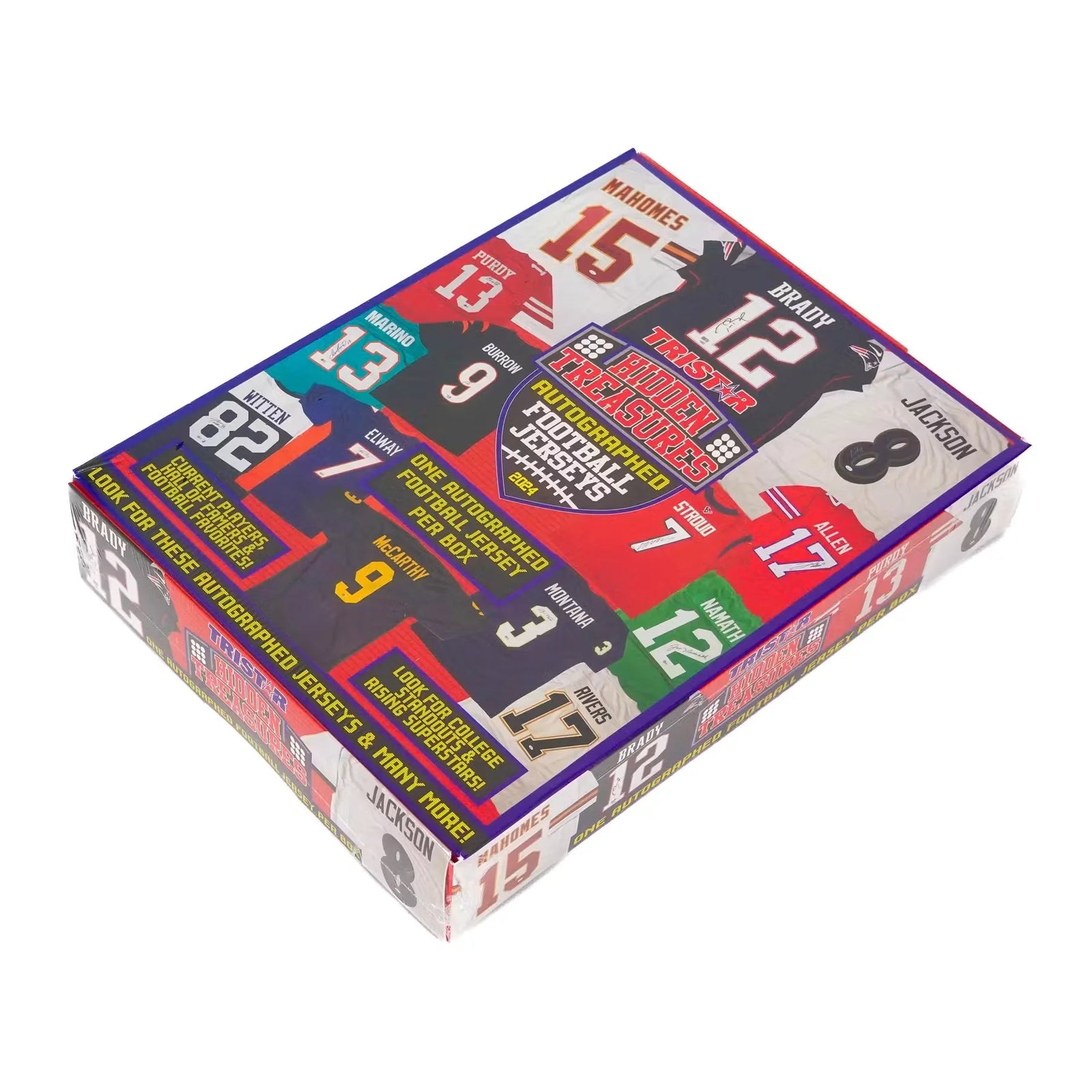 2024 TriStar Hidden Treasures Autographed Football Jersey Hobby Box