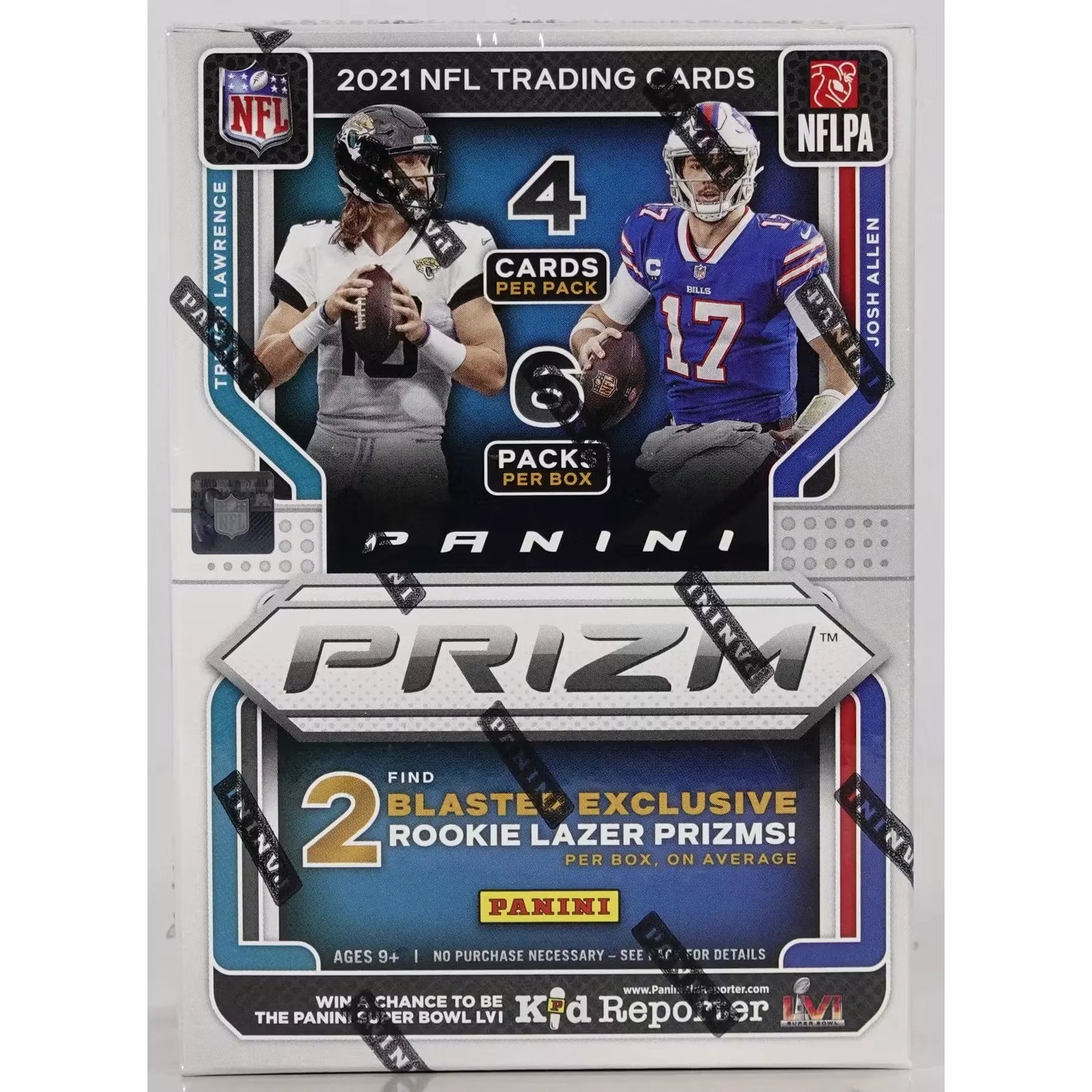 2021 Panini Prizm Football Blaster Box | Lazer Prizms (Ships Sealed Only)