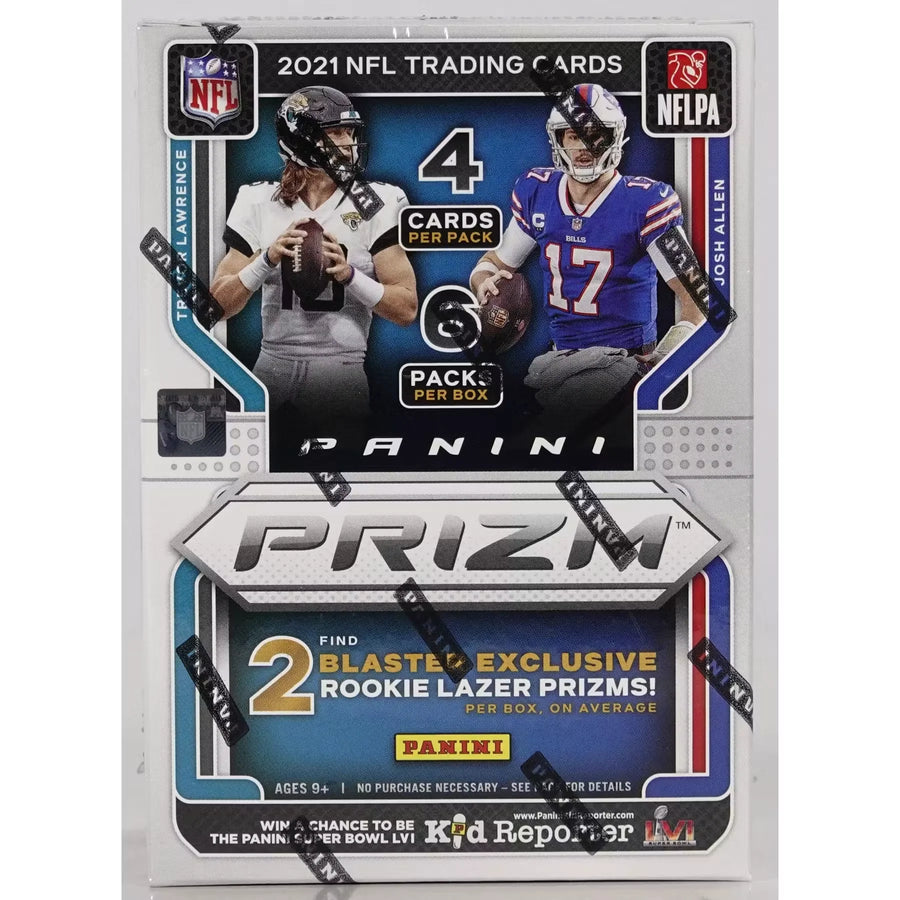 2021 Panini Prizm Football Blaster Box | Lazer Prizms (Ships Sealed Only)