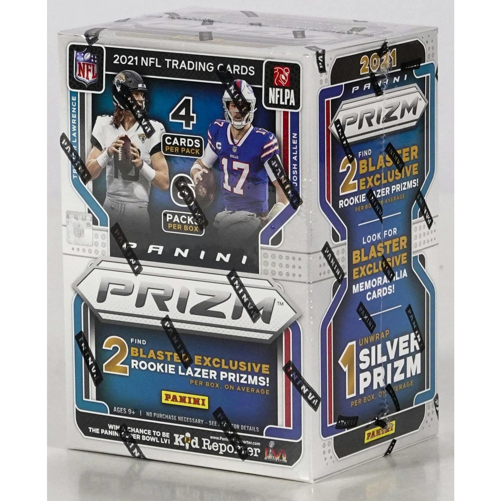 2021 Panini Prizm Football Blaster Box | Lazer Prizms (Ships Sealed Only)