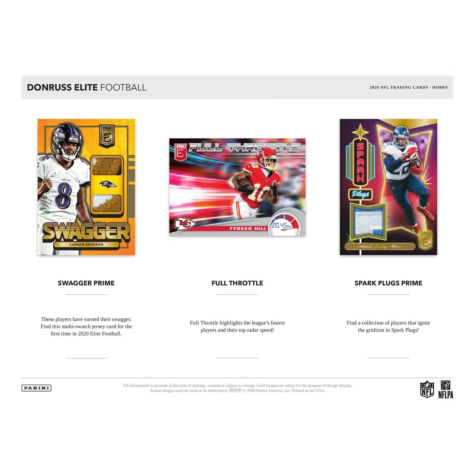 2020 Panini Donruss Elite Football Hobby Box (Ships Sealed Only) - D