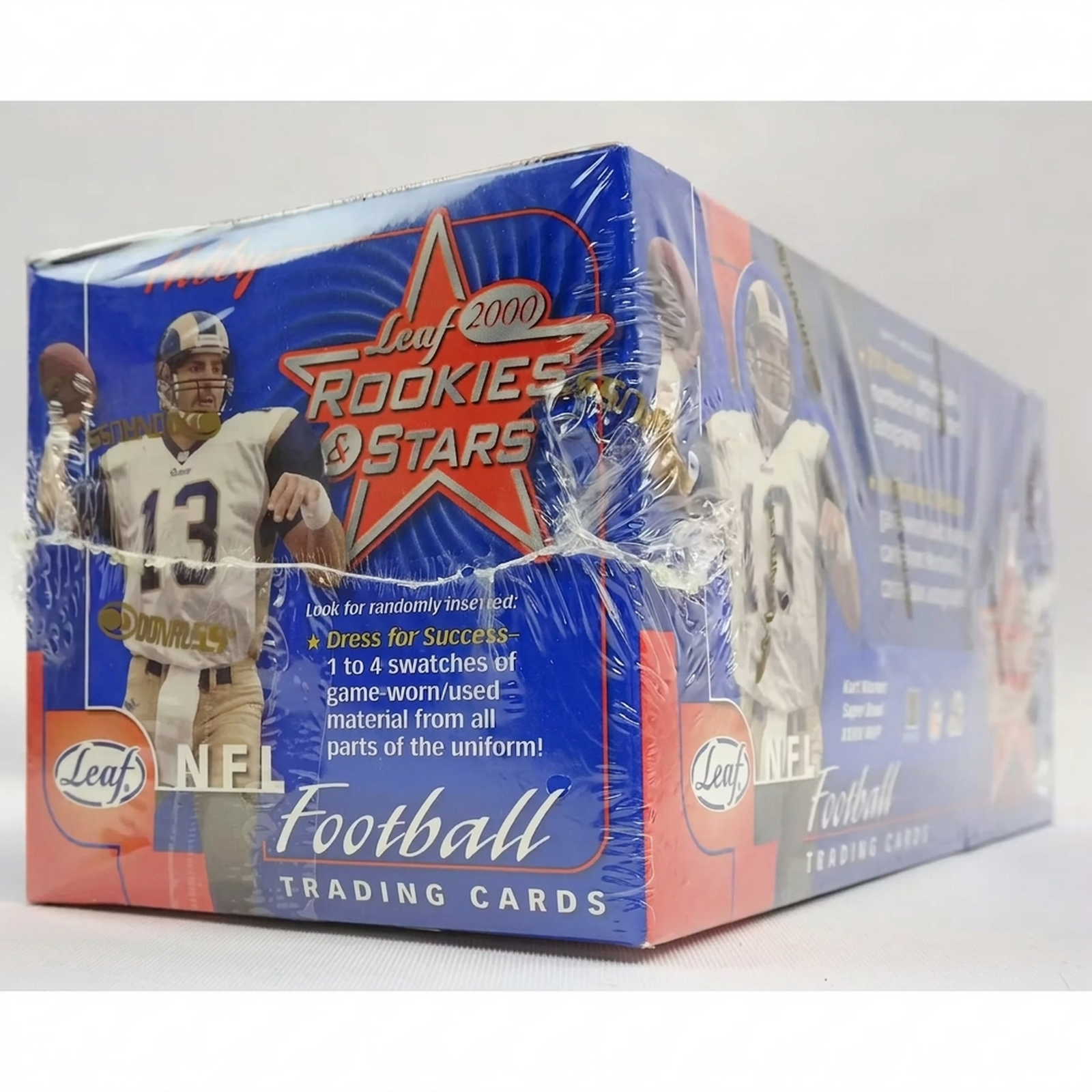 2000 Leaf Rookies & Stars Football Hobby Box | Tom Brady Rookie (Ships Sealed Only)