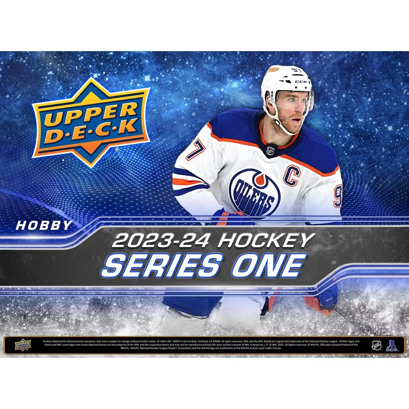 2023-24 Upper Deck Series 1 Hockey Hobby Box (Ships Sealed Only) - D