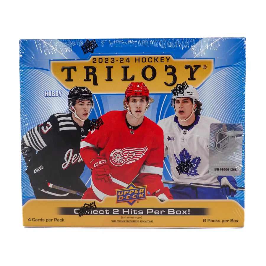 2023-24 Upper Deck Trilogy Hockey Hobby Box (Ships Sealed Only) - D
