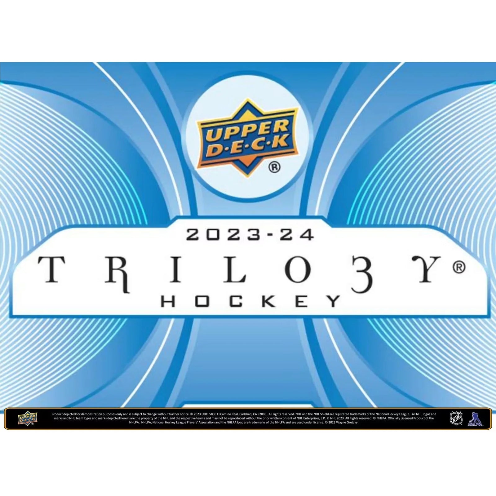 2023-24 Upper Deck Trilogy Hockey Hobby Box (Ships Sealed Only) - D