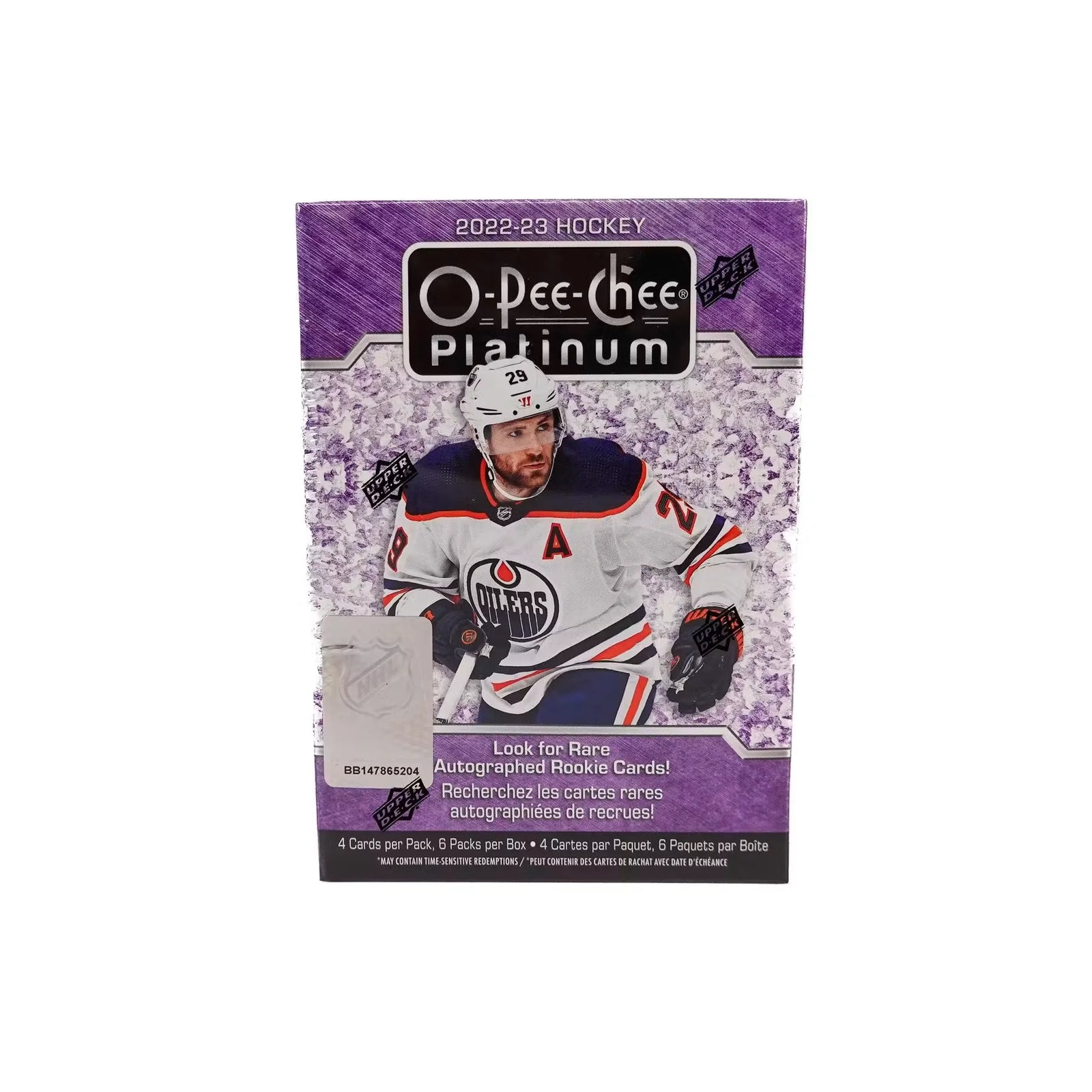 2022-23 Upper Deck O-Pee-Chee Platinum Hockey 6-Pack Blaster Box (Ships Sealed Only)