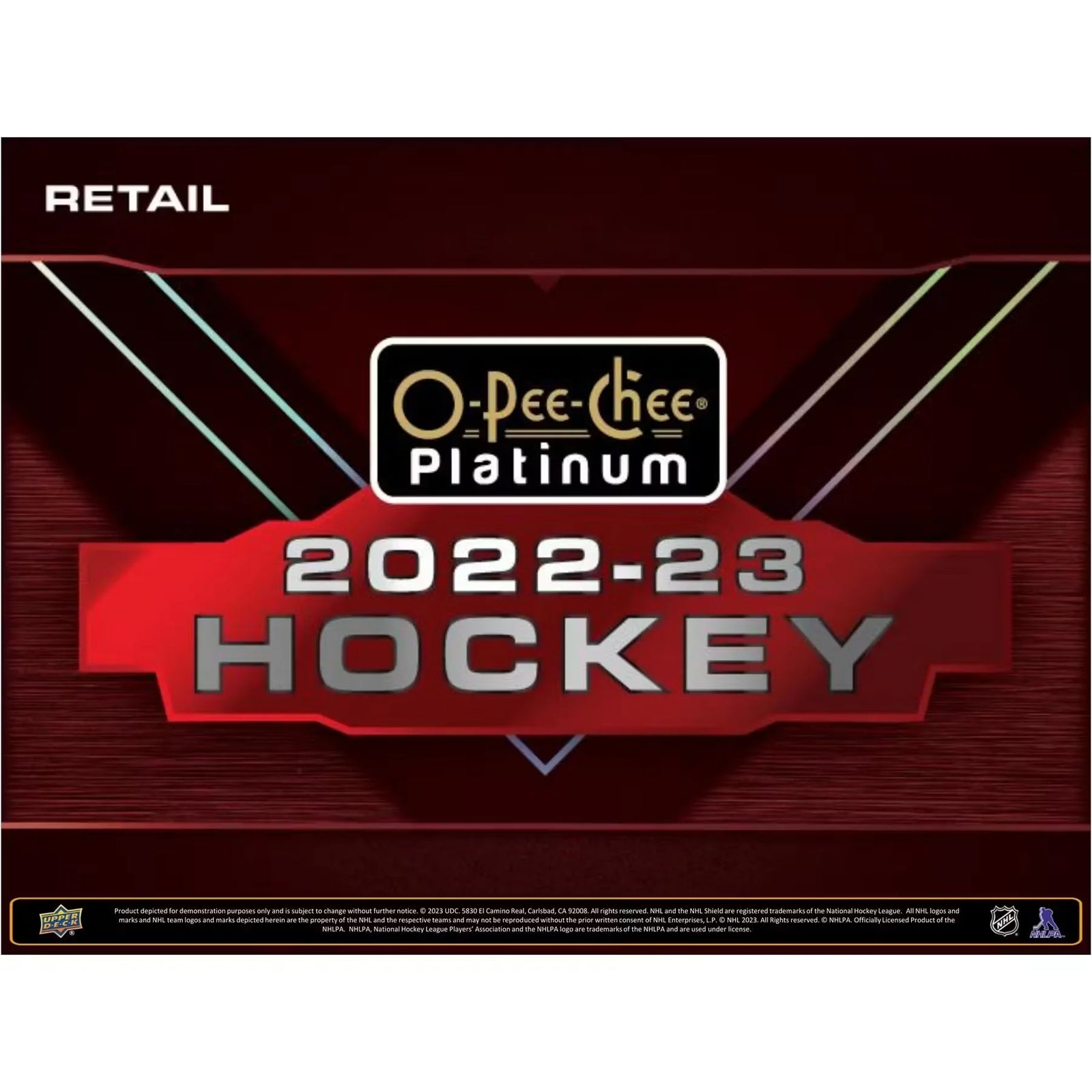 2022-23 Upper Deck O-Pee-Chee Platinum Hockey 6-Pack Blaster Box (Ships Sealed Only)