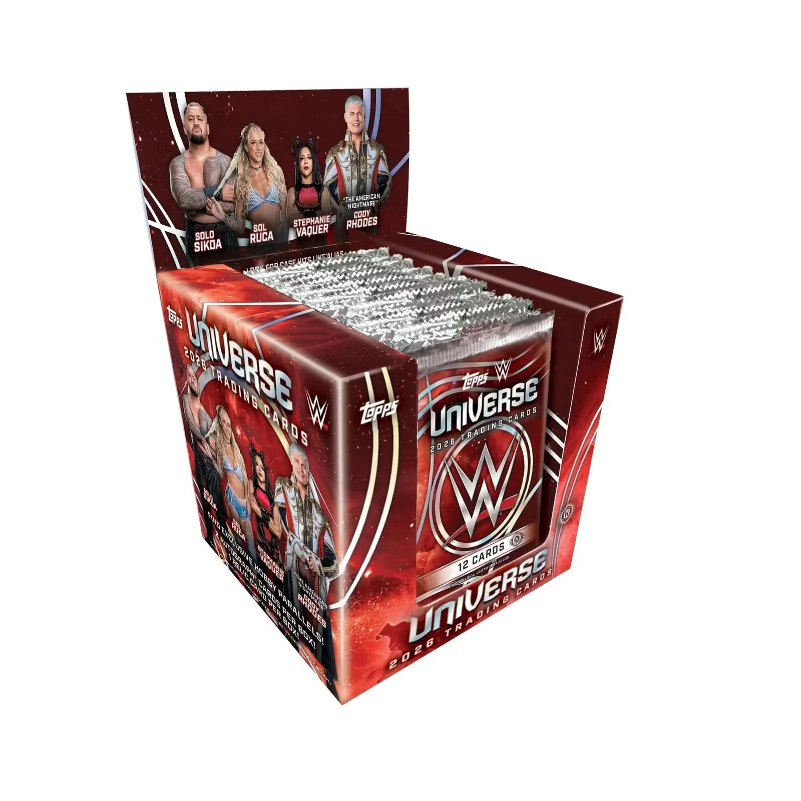 2026 Topps WWE Universe Wrestling Hobby 12-Box Case | Presell (Ships Sealed Only)
