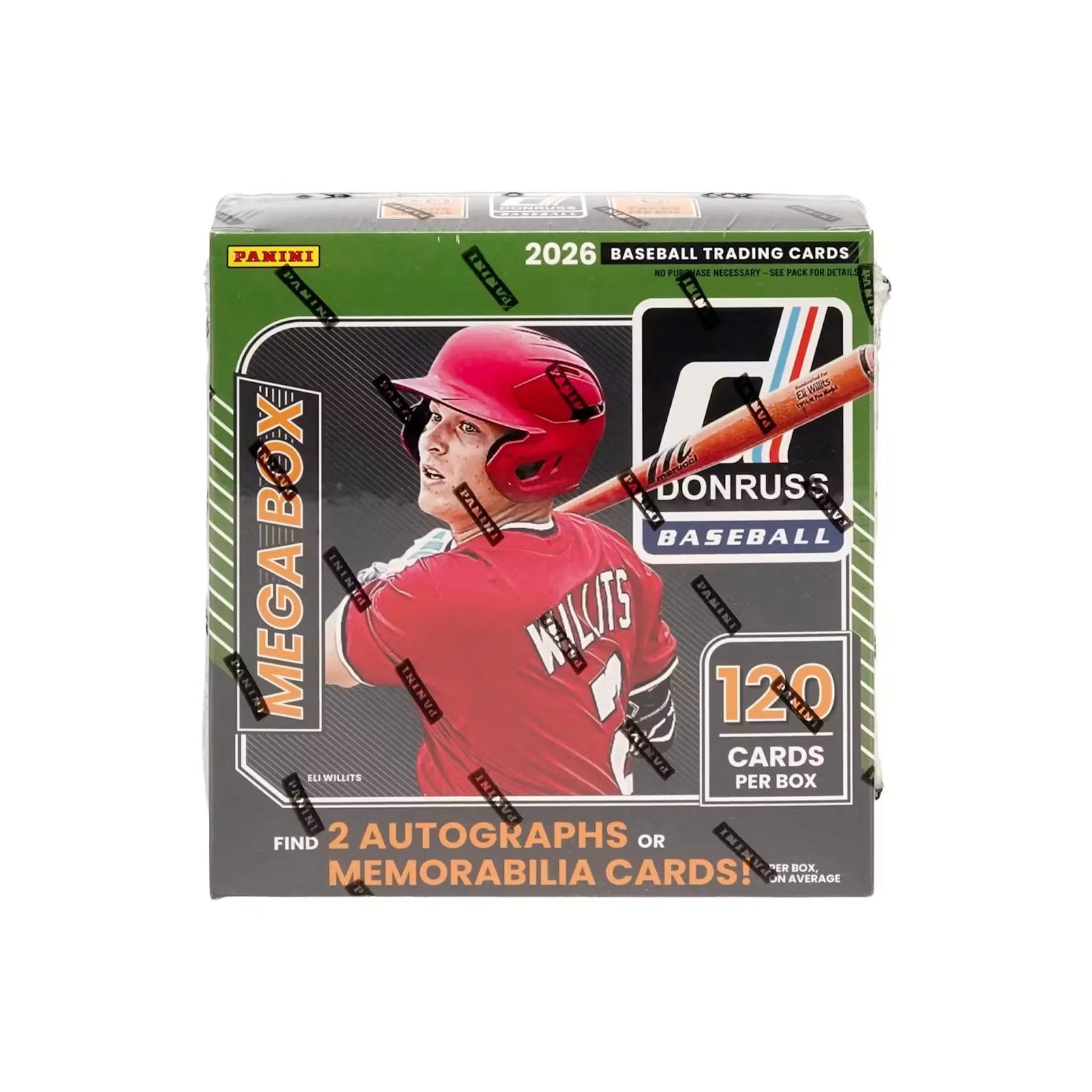 2026 Panini Donruss Baseball Mega 20-Box Case (Ships Sealed Only)