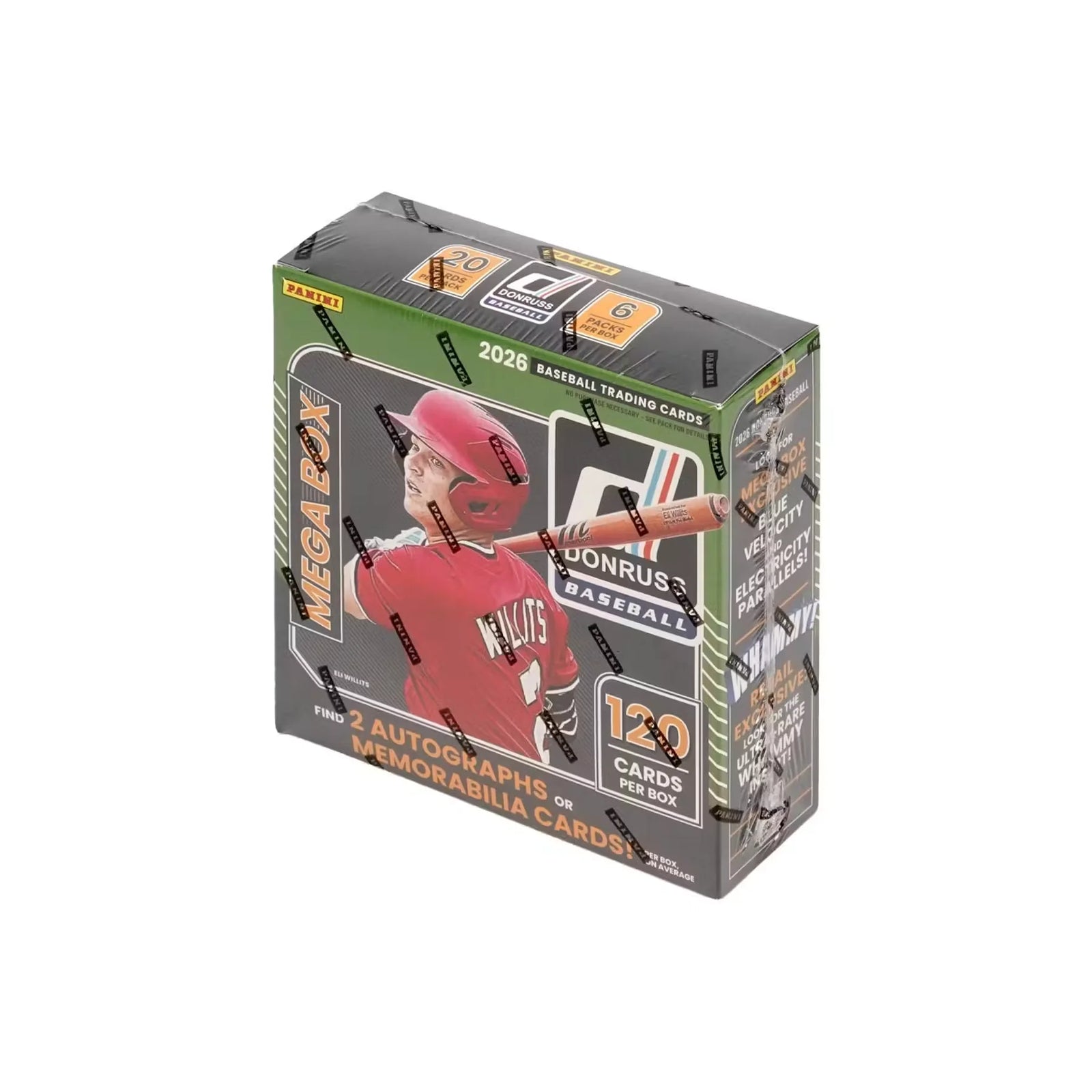 2026 Panini Donruss Baseball Mega 20-Box Case (Ships Sealed Only)
